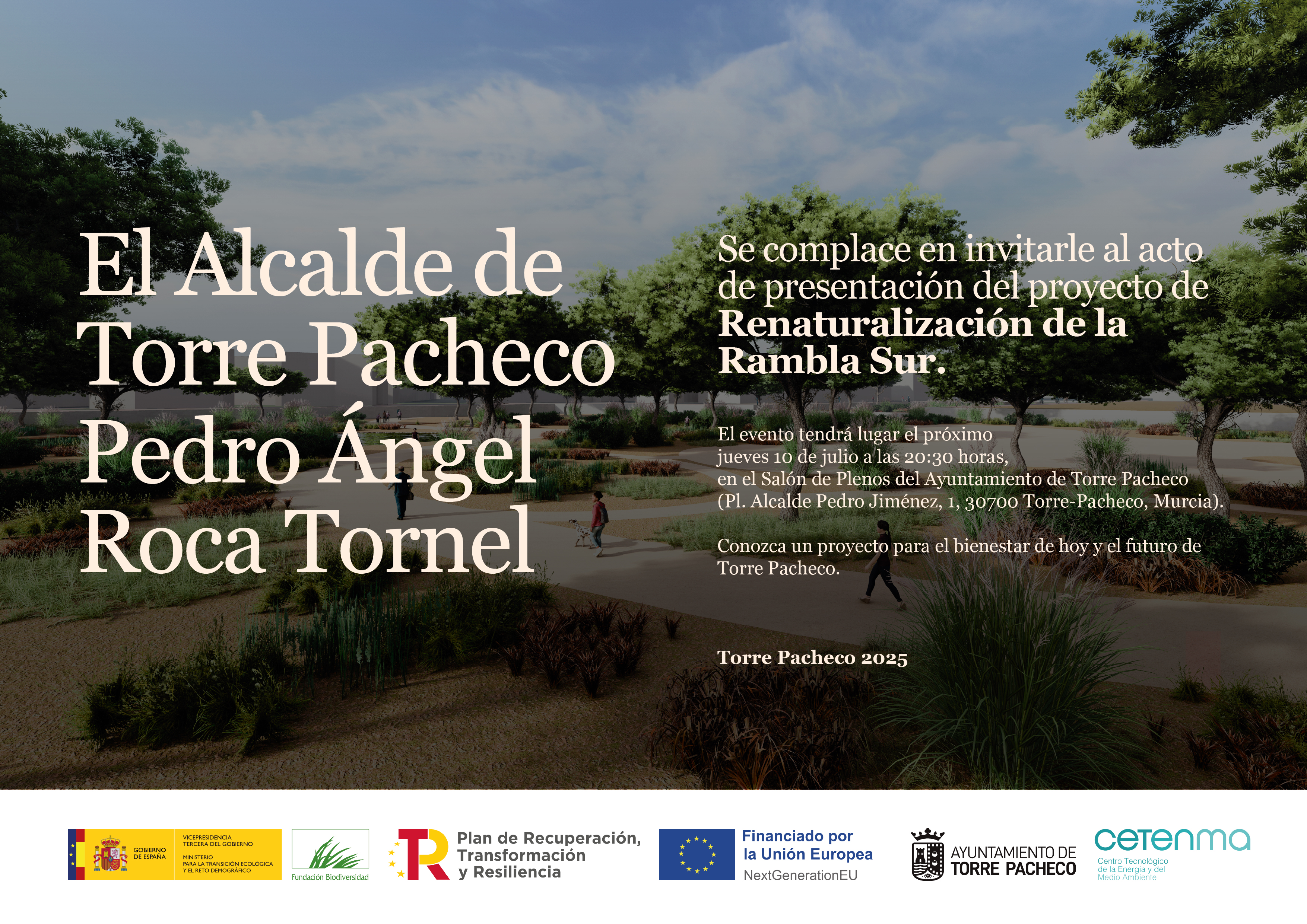 Invitación  a todos los vecinos del municipio